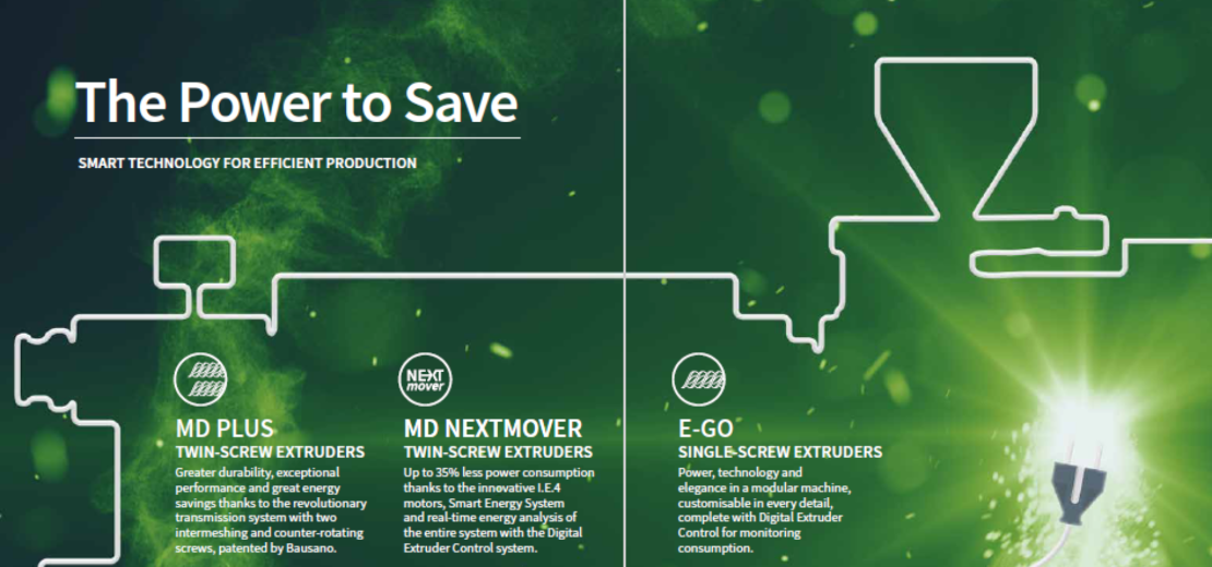 extrudeuses, efficacité énergétique, NEXTMOVER