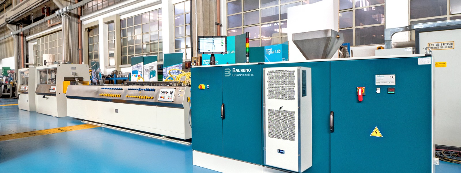 single screw estruders for profile E-Go series