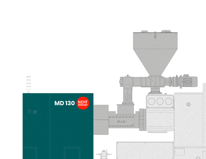 twin screw extruders MD nextmover diagram